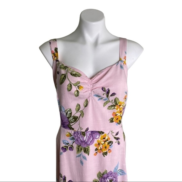 Forever 21 Women’s Pink Floral Sundress Size 2X - Picture 4 of 12